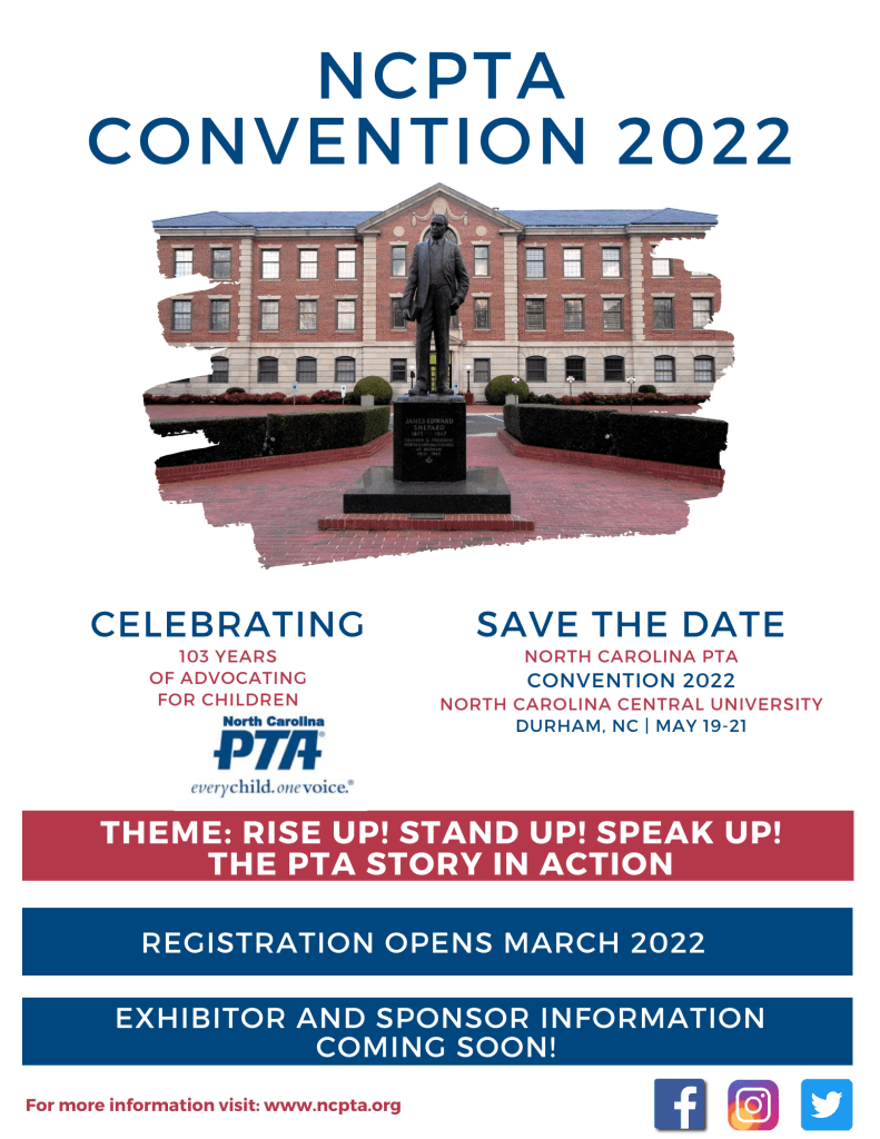 North Carolina Parent Teacher Association (NCPTA) Announces Convention