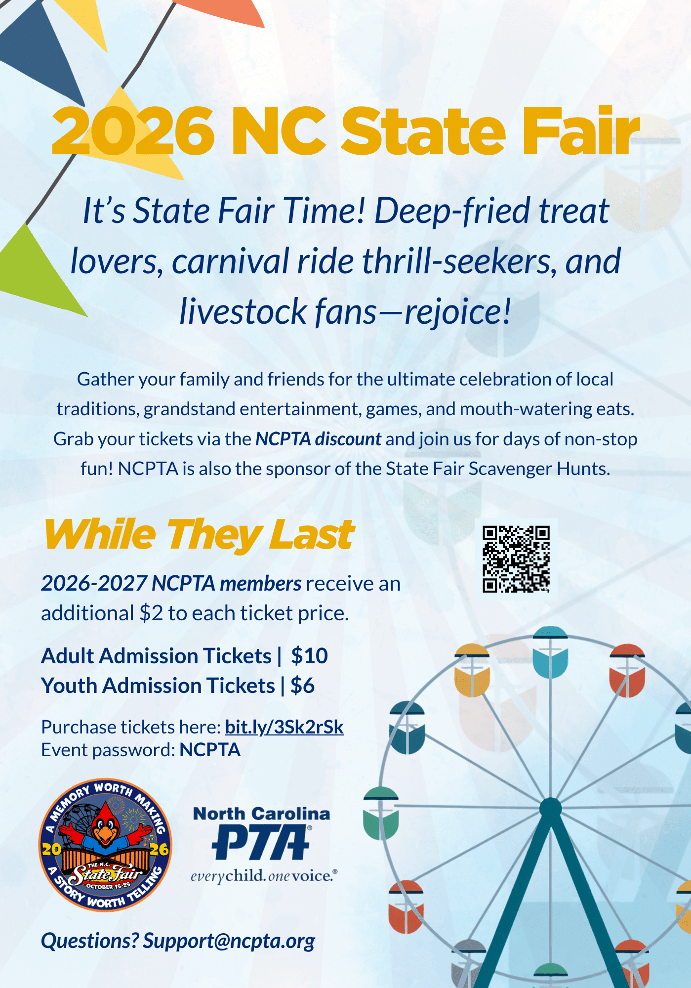 2026 NCPTA Members NC State Fair Promo