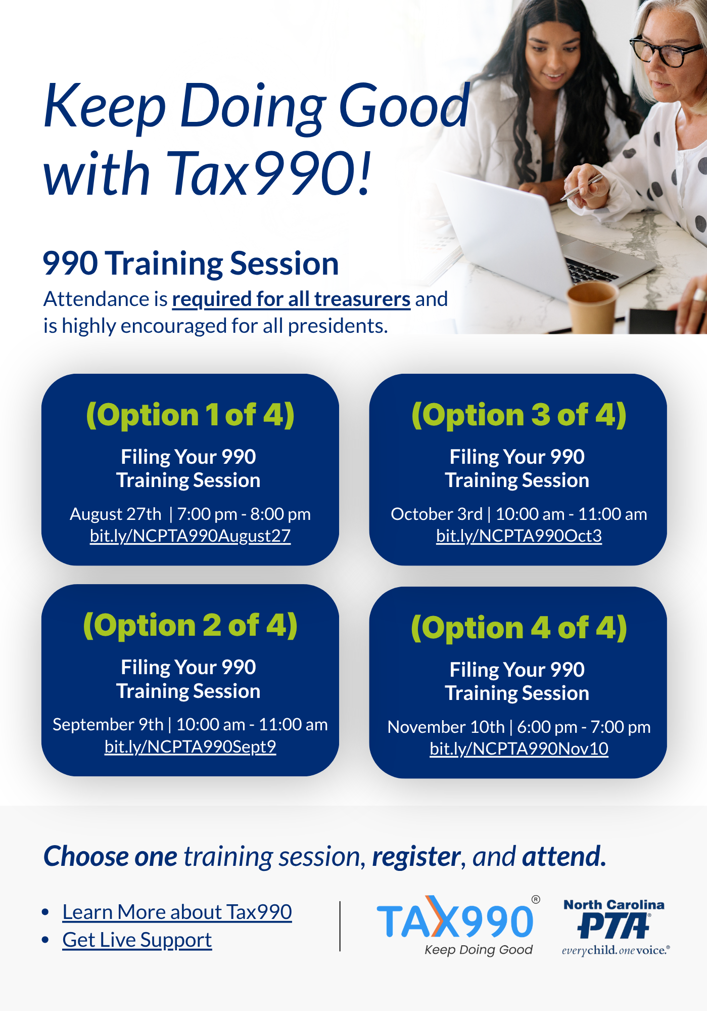 2027 Tax990 Training Session Series